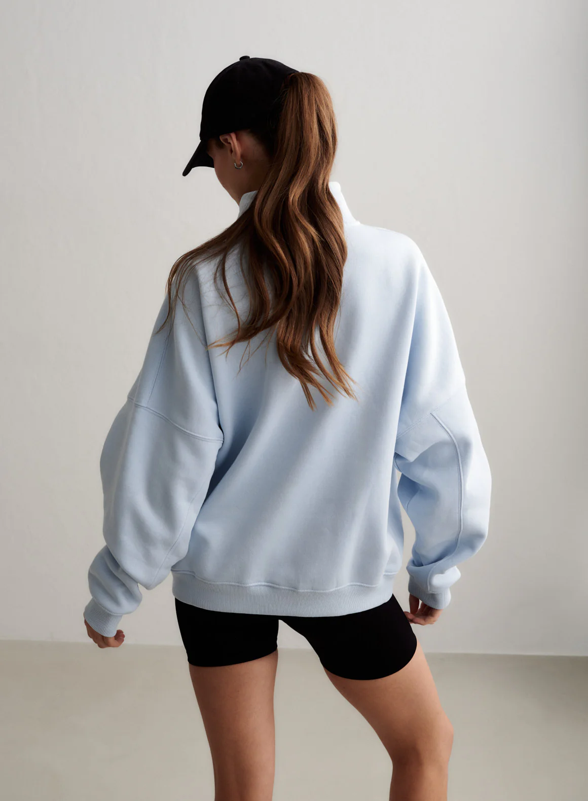 Aura Varsity Sweat Half Zip - Image 2