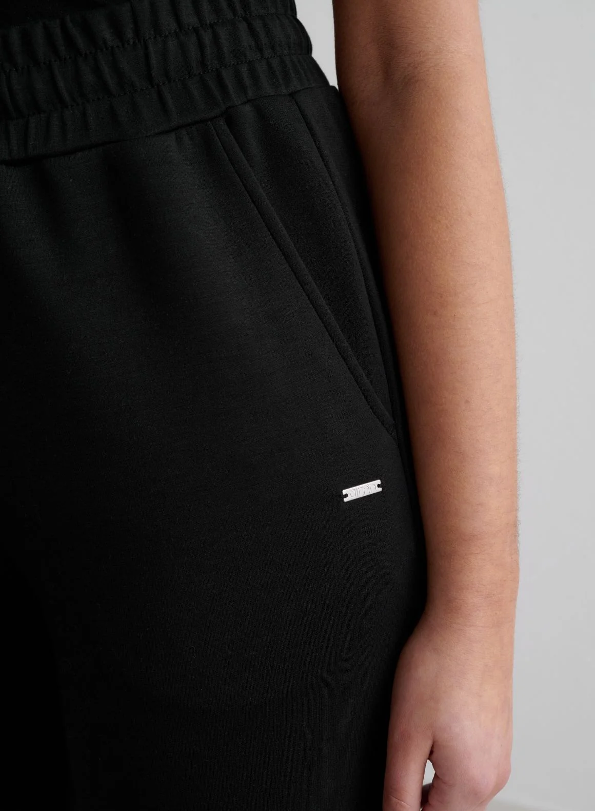 Black Comfy Modal Pants - Image 6