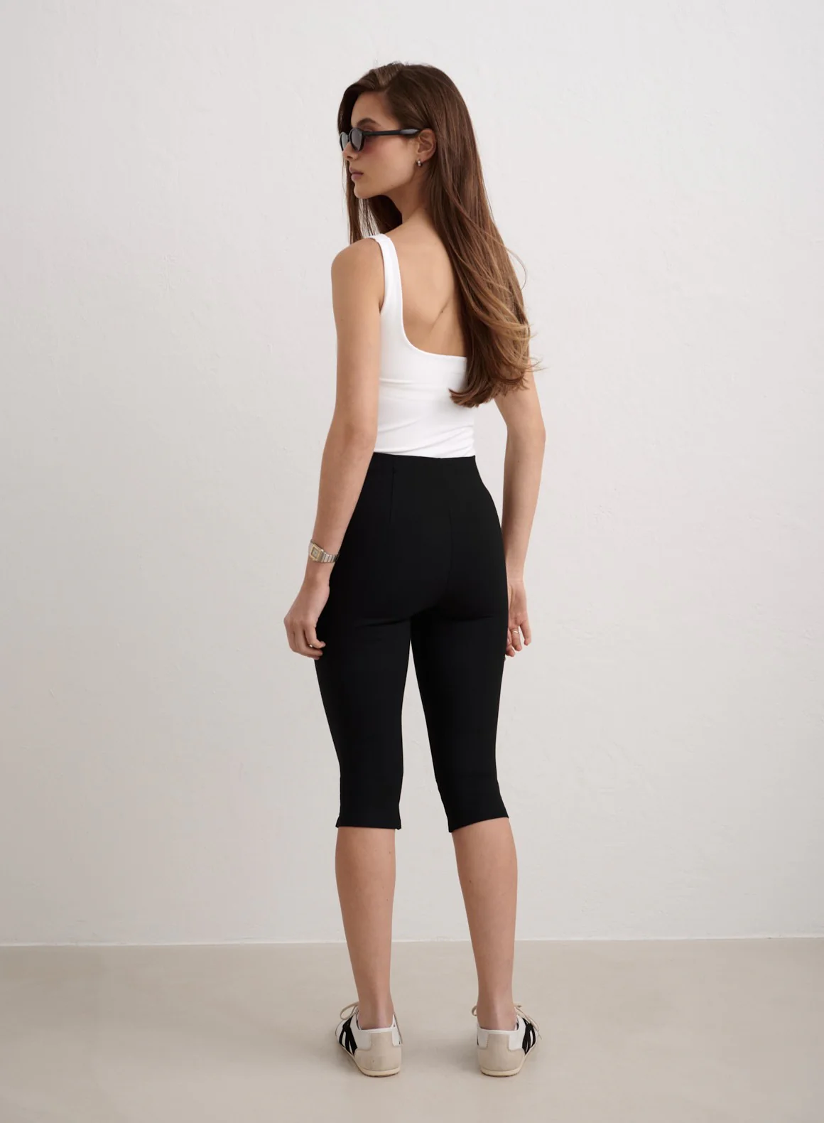 Black Luxe Capri Pants - Image 3