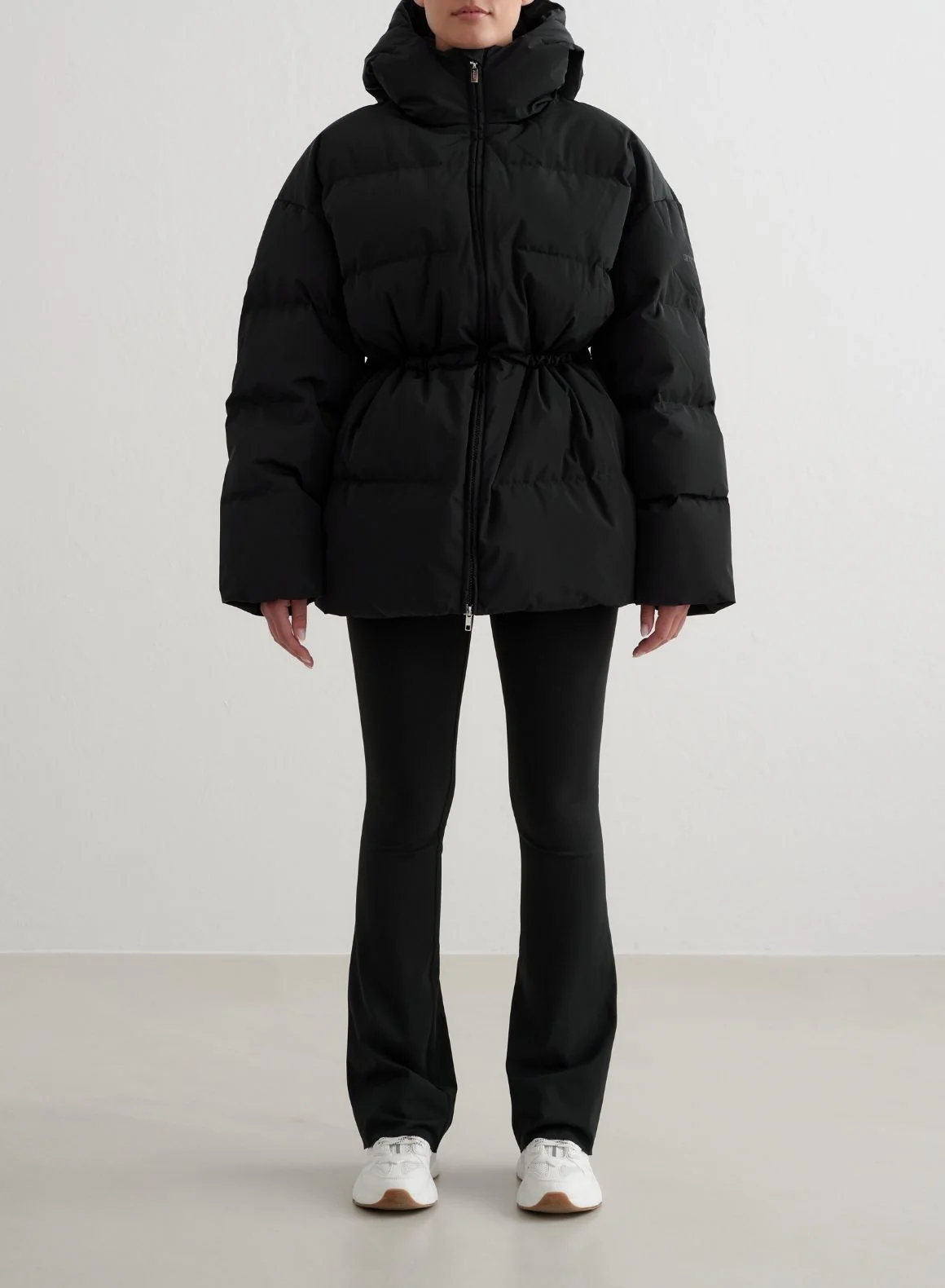 Black Moment Puffer Jacket - Image 3