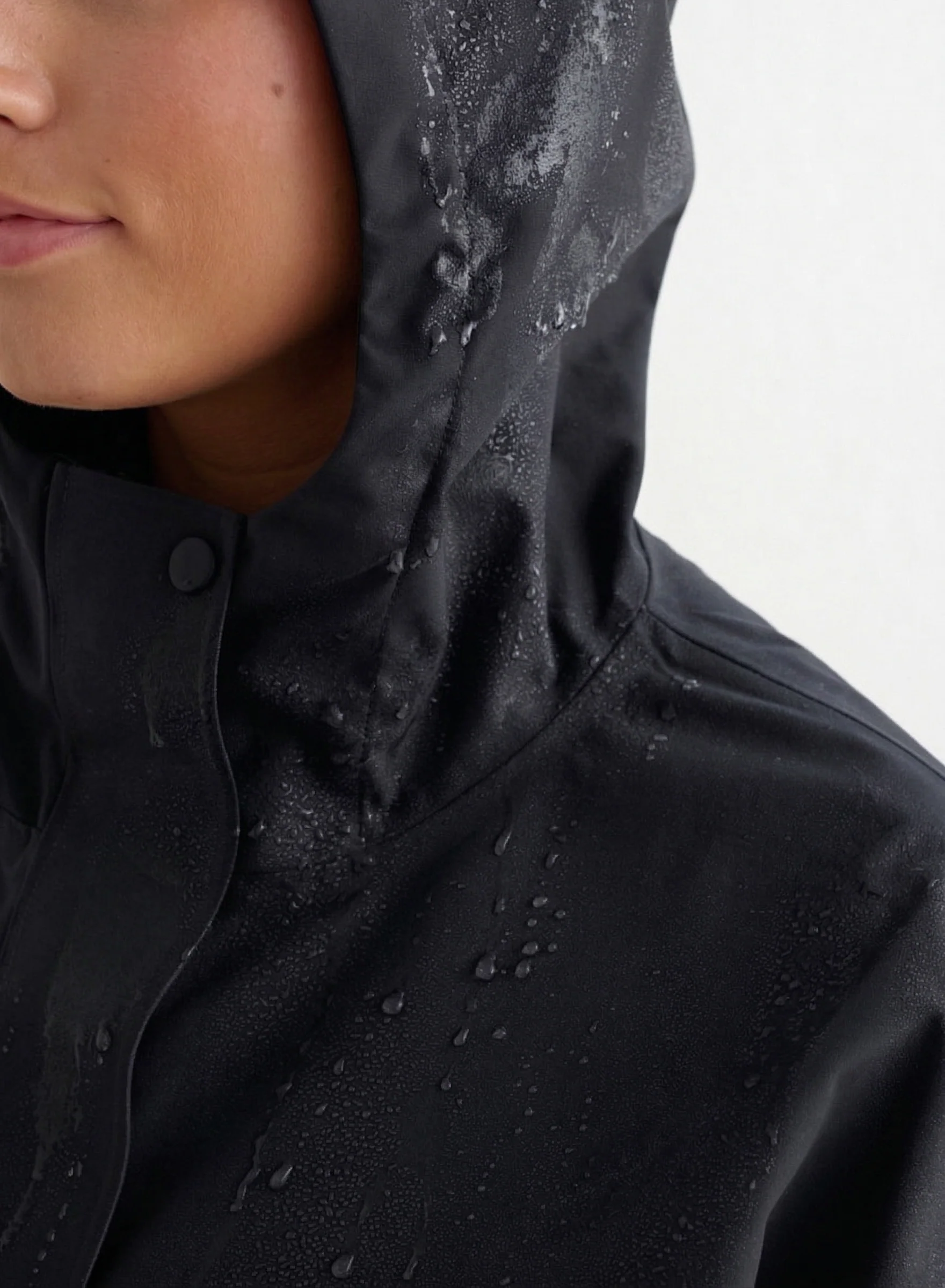 Black Waterproof Oversized Anorak - Image 4