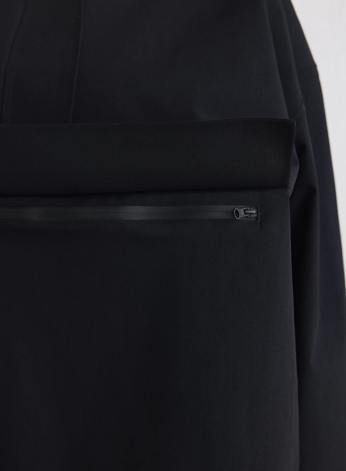 Black Waterproof Oversized Anorak - Image 6