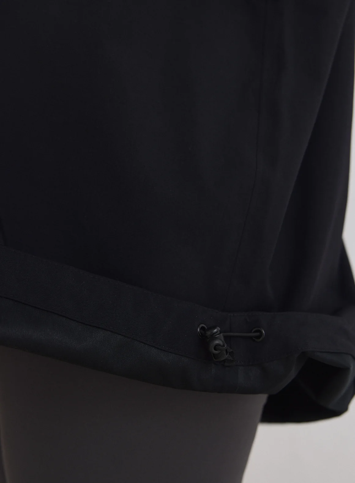 Black Waterproof Oversized Anorak - Image 7
