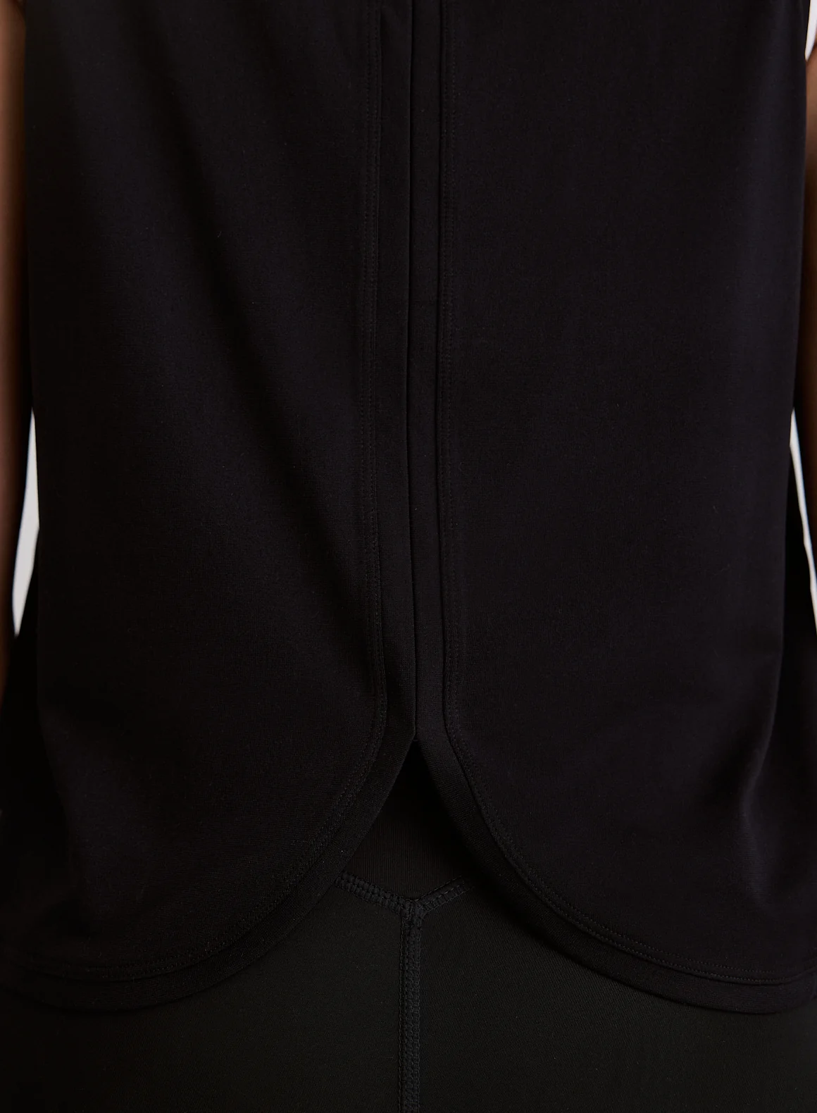 Black Seamless Running Top - Image 5