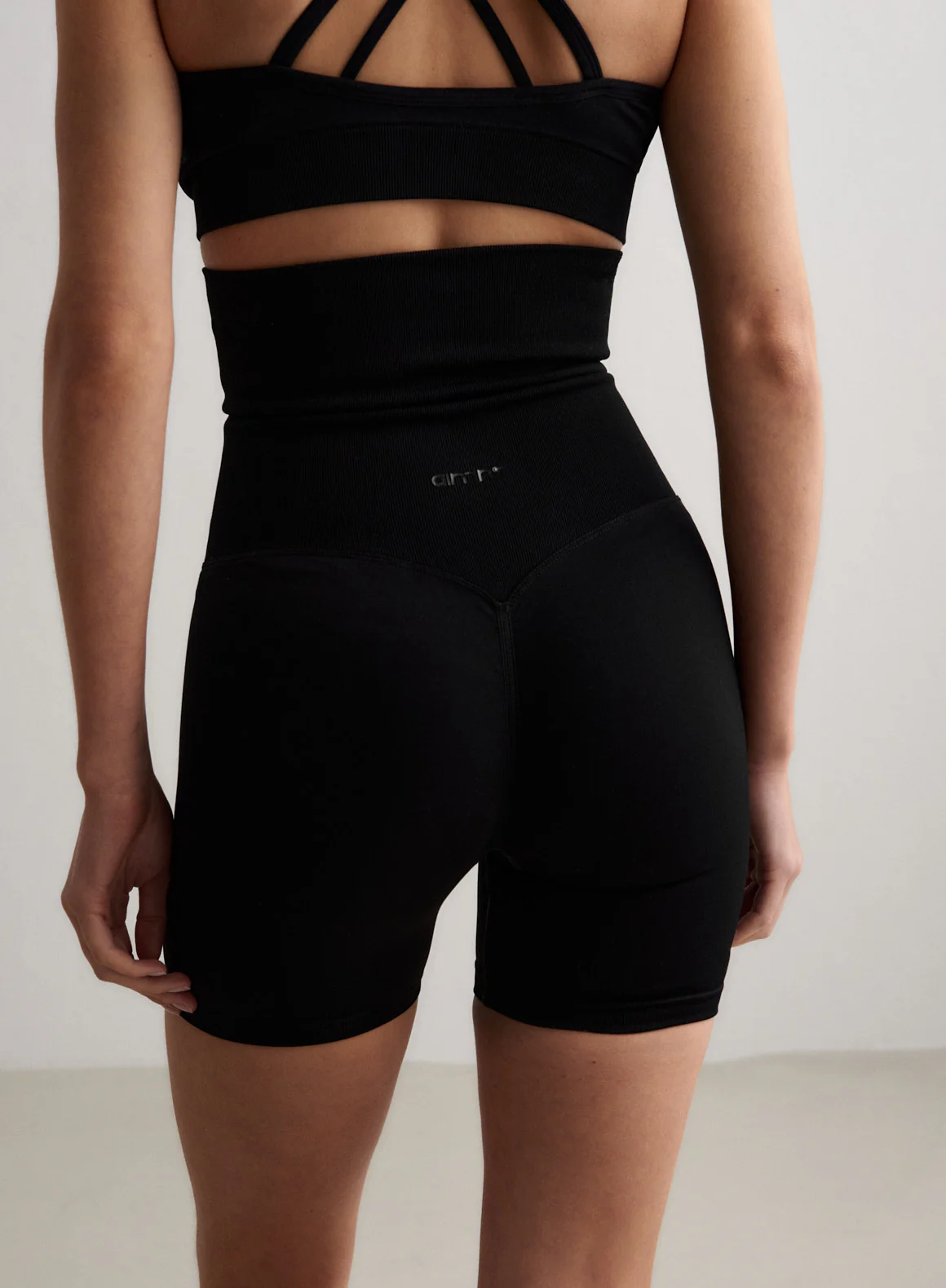 Black Shape Seamless Core Control Hotpants - Image 2