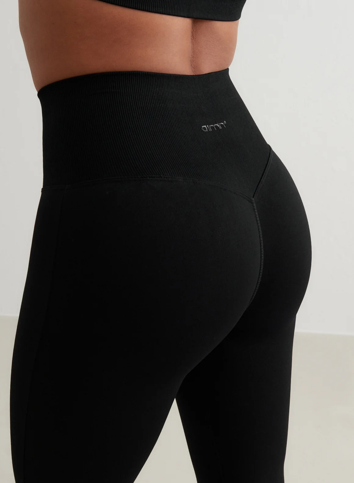 Black Shape Seamless Flare Tights - Image 161