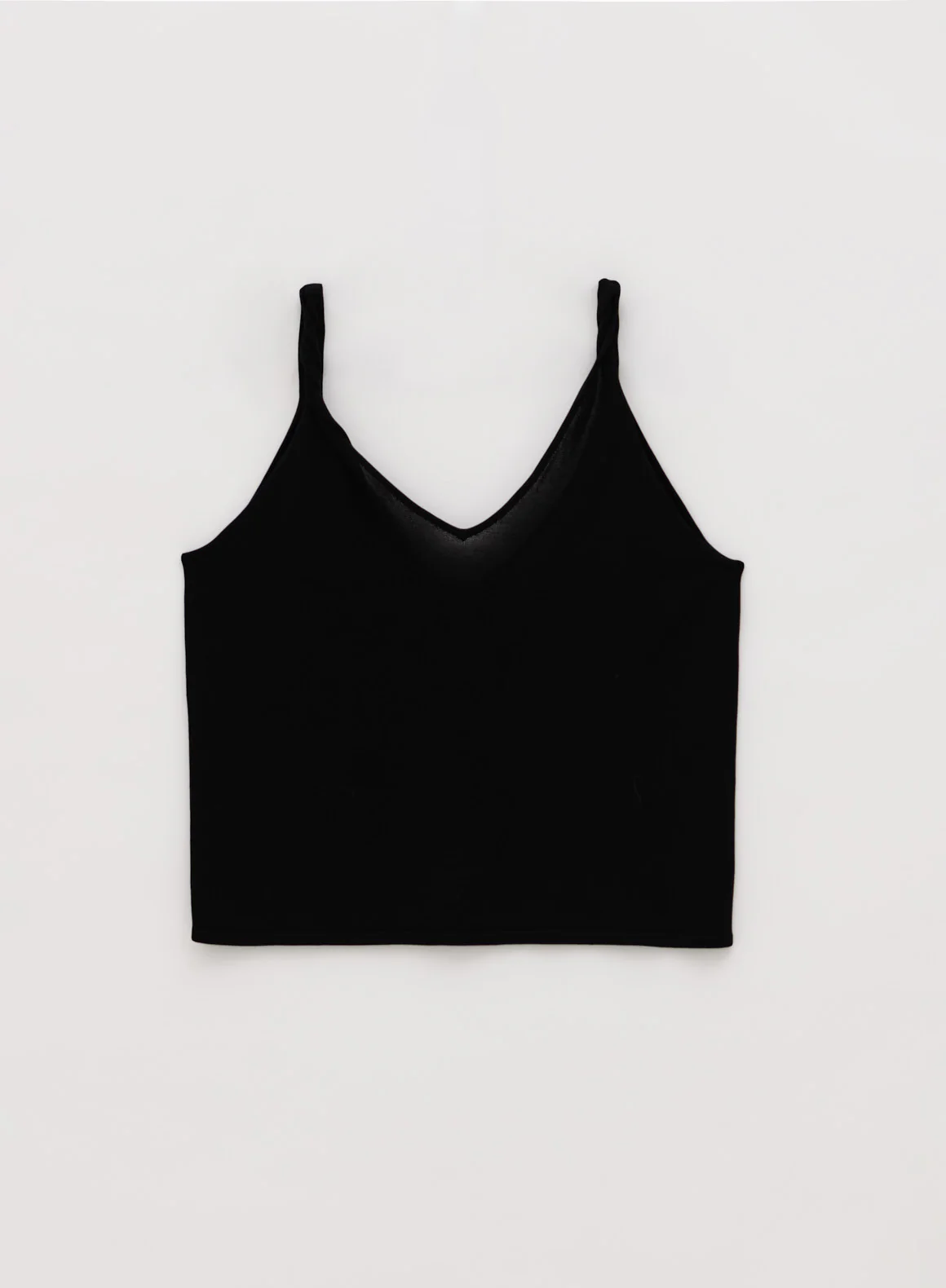 Black Silk Knit Singlet - Image 10