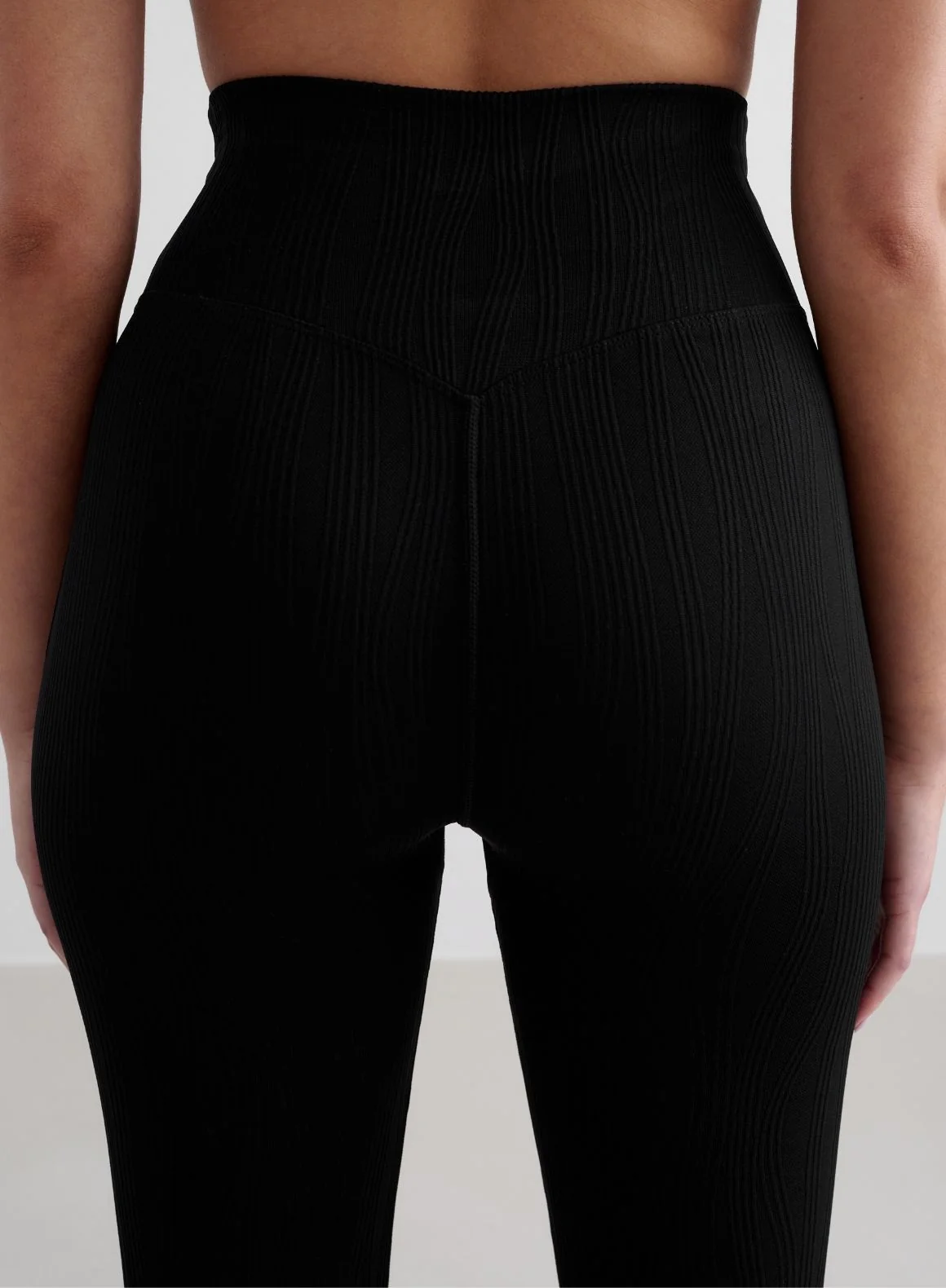 Black Tulip Flare Tights - Image 5