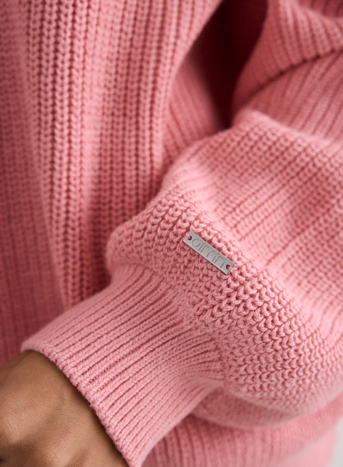 Blush Knitted Sweatshirt - Image 3