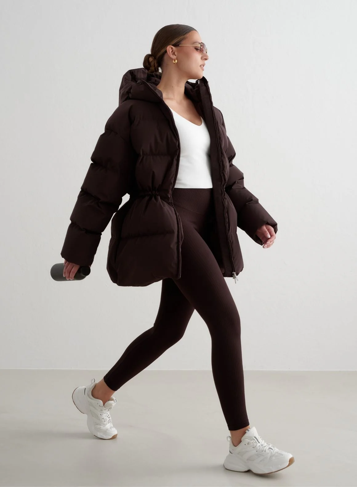 Cacao Moment Puffer Jacket - Image 11