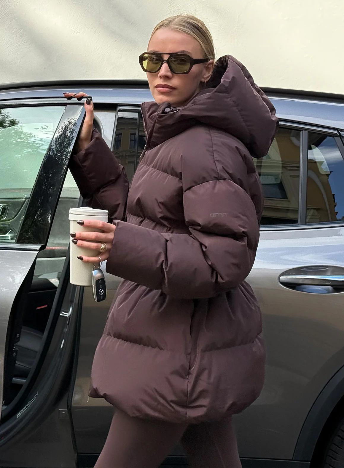 Cacao Moment Puffer Jacket - Image 2