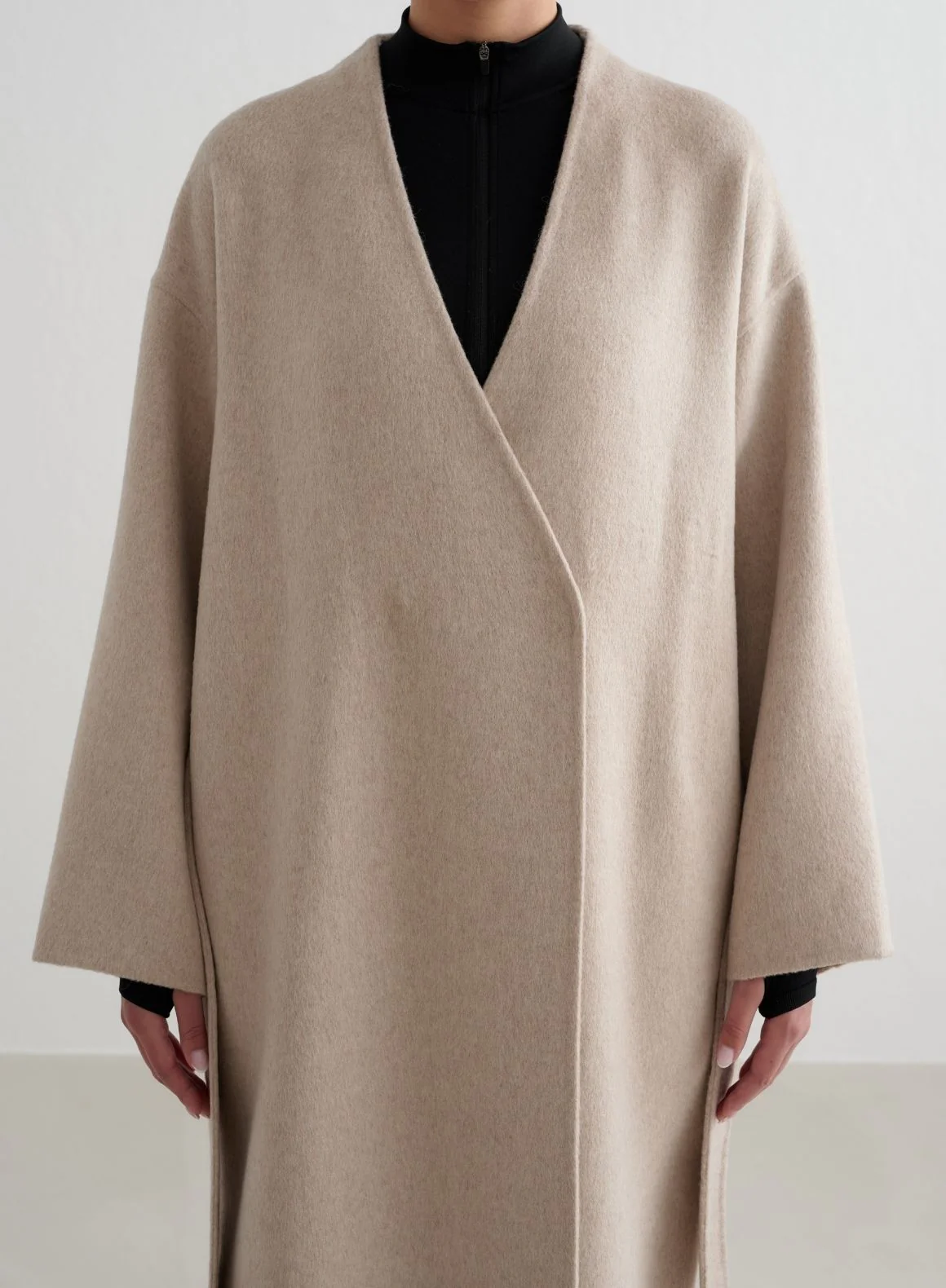 Dark Clay Wool Coat - Image 4