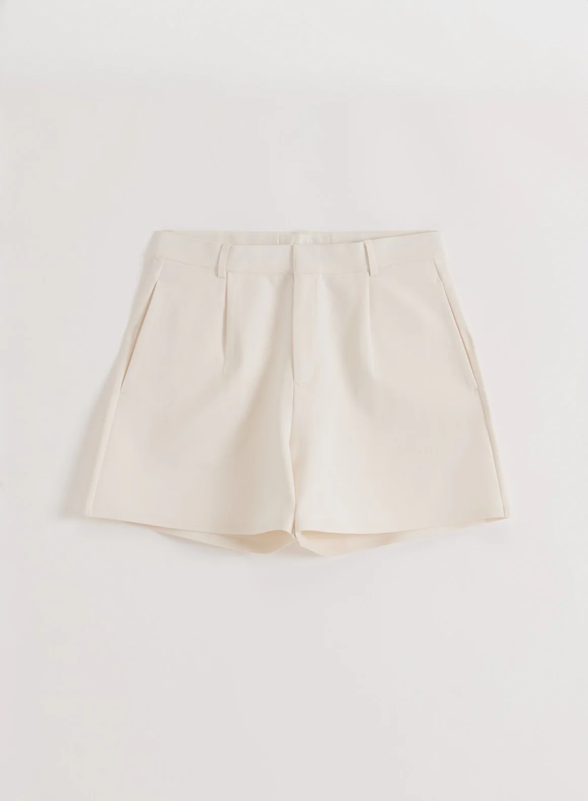 Off White Luxe Bermuda Shorts - Image 6