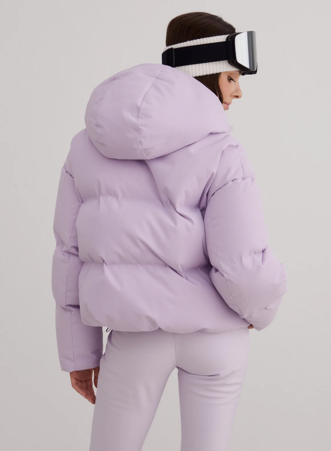 Pale Lavender Cortina Puffer Jacket - Image 5