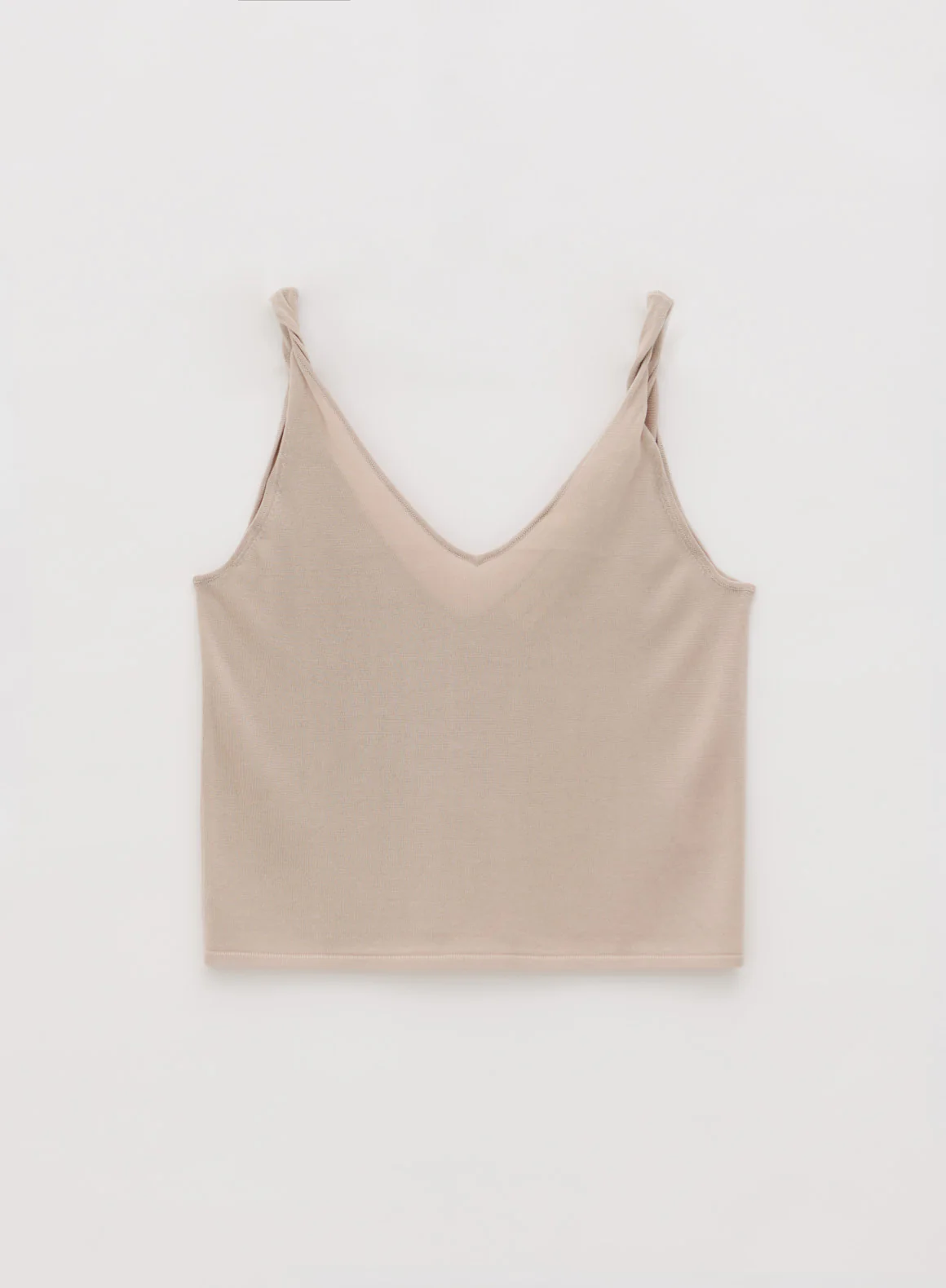Sand Silk Knit Singlet - Image 7