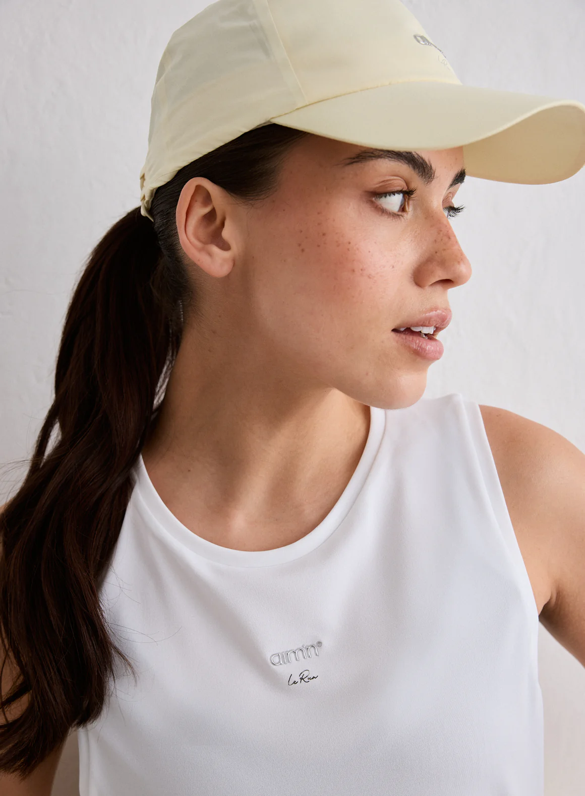 White Seamless Running Top - Image 2